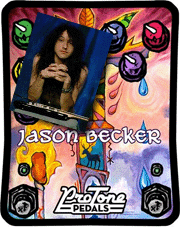 Une p�dale Pro Tone estampill�e Jason Becker