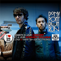Concert privé de Pony Pony Run Run le 8 mars