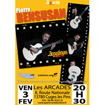 Gagnez vos places pour le concert de Pierre Bensusan
