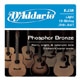 D'addario Phosphor bronze EJ 38 12 cordes Light 10-47