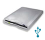 SmartDisk  Lecteur de disquettes 2x USB SmartDisk - titanium