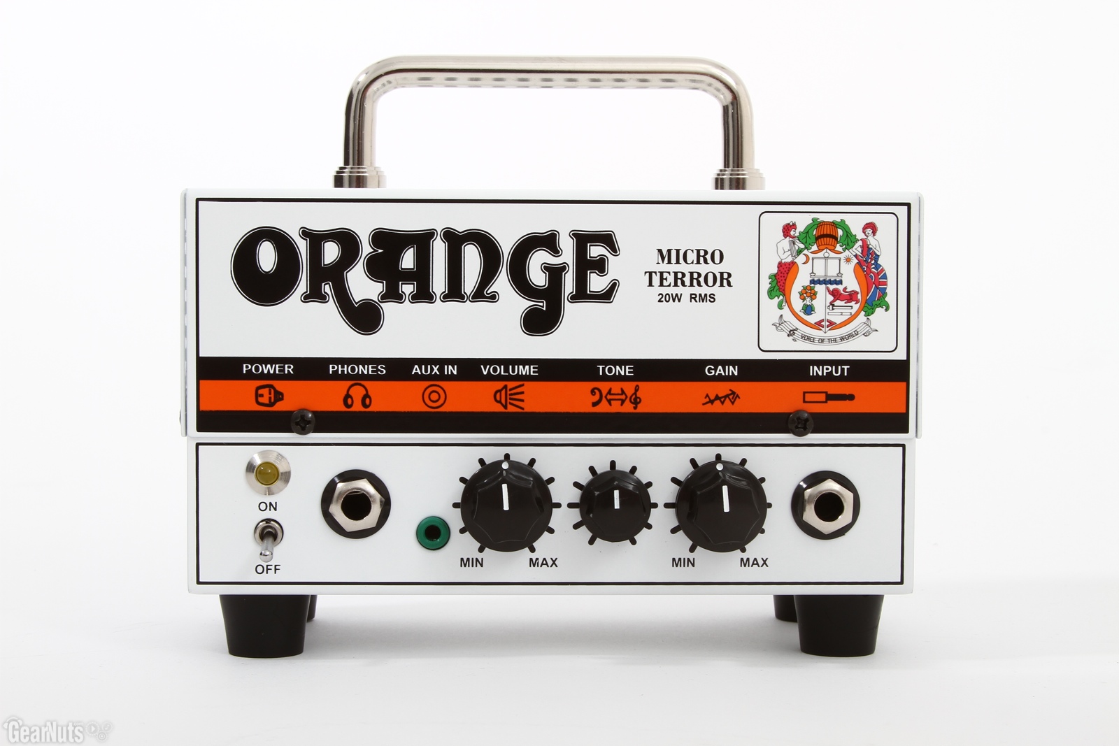 La tete d'ampli Micro Terror d'Orange.