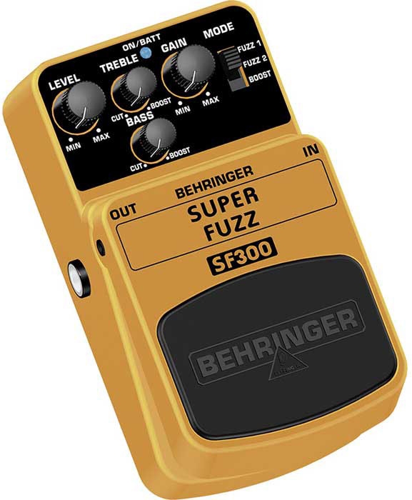 Pédale / Effet Behringer Super Fuzz SF300 infos / achat / vente