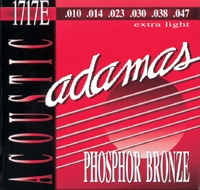 Corde Adamas Phosphor bronze 1717E Extra-light 10-47