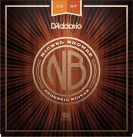 Corde D'addario Nickel Bronze NB 1047 Extra Light 10-47