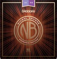 Corde D'addario Nickel Bronze NB 1152 Custom Light 11-52