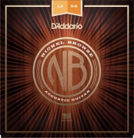 Corde D'addario Nickel Bronze NB 1256 Light Top Med Bottom 12-56