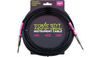 Jack et cable Ernie Ball Ultraflex - 6m - Black