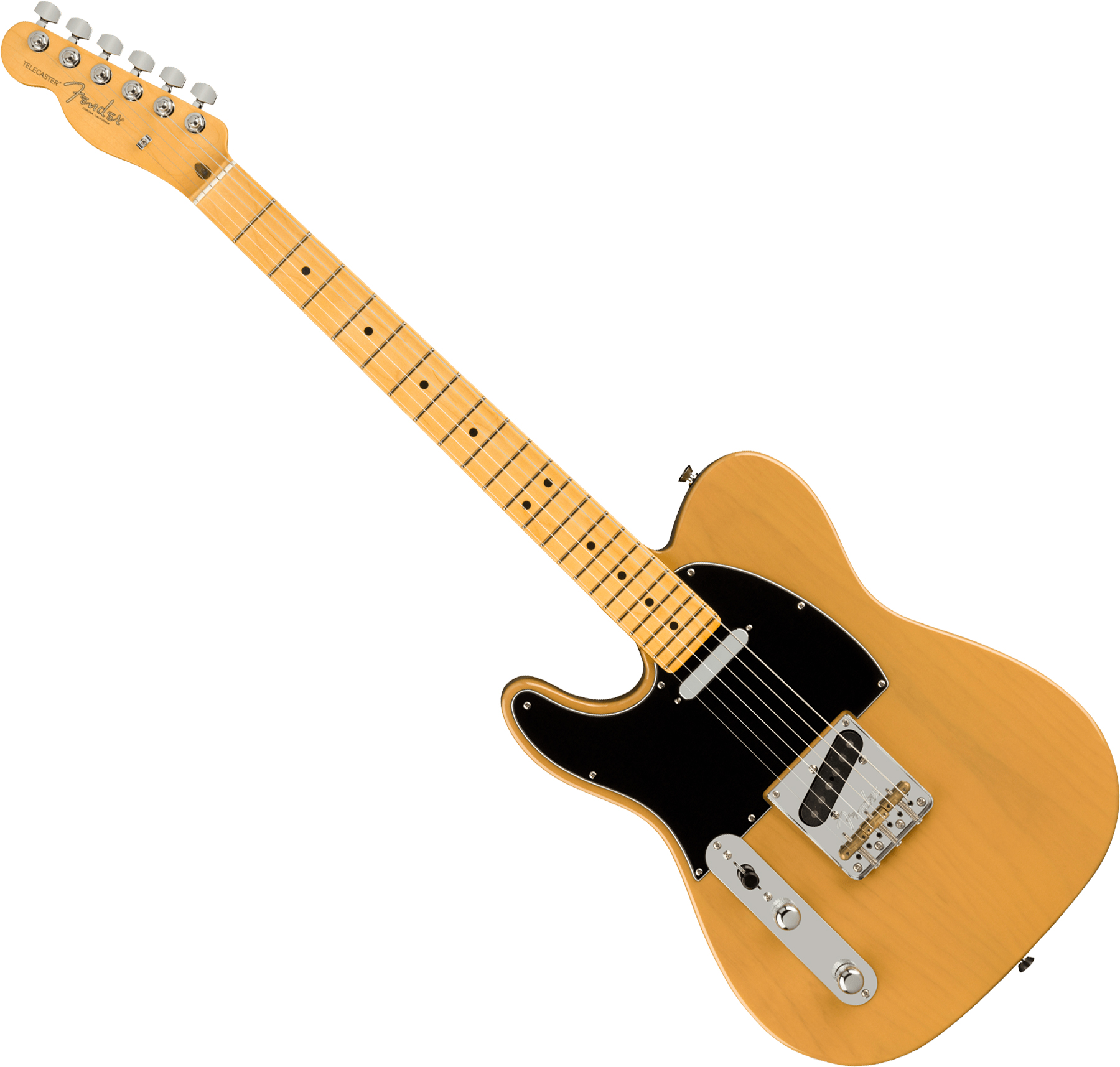 Guitare Fender Telecaster American Professional II Gaucher (MN, 2020