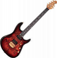 Guitare électrique Music Man Signature Cutlass 6 Jason Richardson Rorschach Red Buckeye Burl (2020)