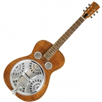 Dobro Hound dog Deluxe Round Neck