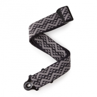 D'addario Auto Lock Strap Black Padded Geometric