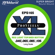 D'addario Pro Steel EPS 165 Reg Light Top/Med Bot 045-105