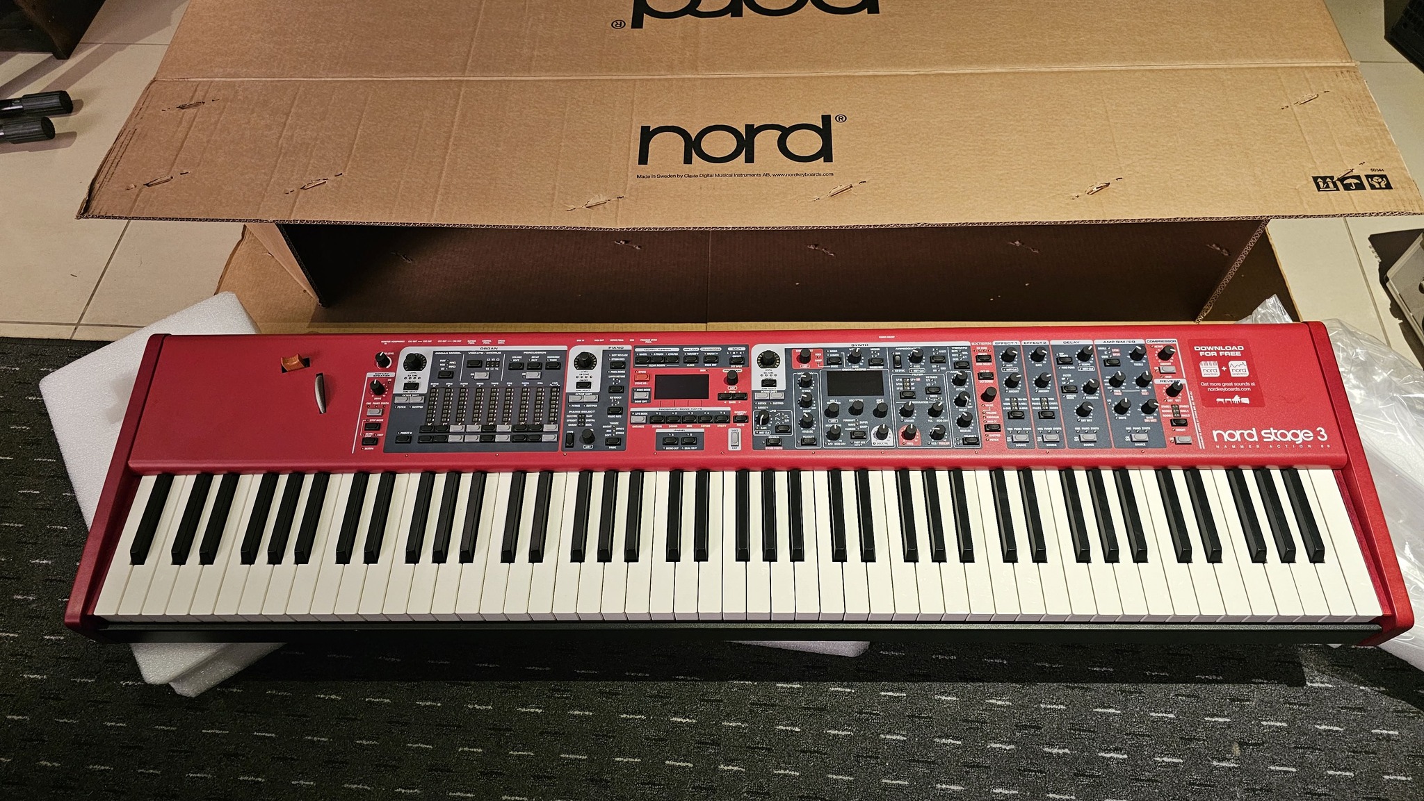 Synthétiseur Clavia Nord Stage 3 Annonce synthetiseur Clavia