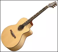 Guvnor GA757CE, l'acoustique à pan coupé
