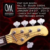 Mayones fera un tour au Namm avec ses nouveaux modèles