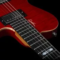 Godin voit rouge pour le modèle signature du guitariste de Phil Collins