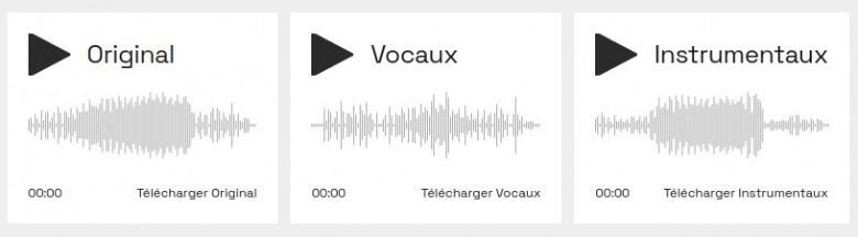 Lalal.ai pour séparer les pistes audios