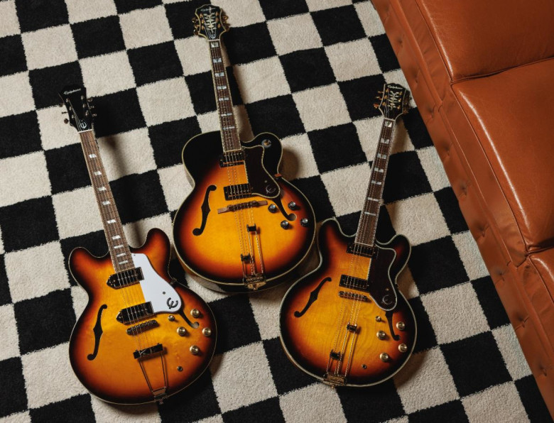 Guitares Epiphone vintage sunburst