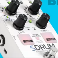 Digitech relance la production de la boîte à rythme au format pédale SDRUM