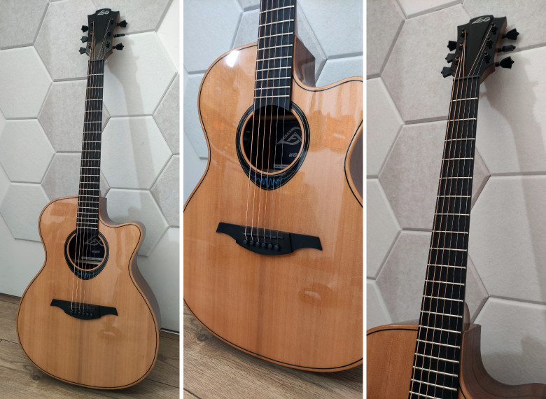 Aperçu de la guitare électro acoustique Lâg TBW2ACE BlueWave 2 Auditorium