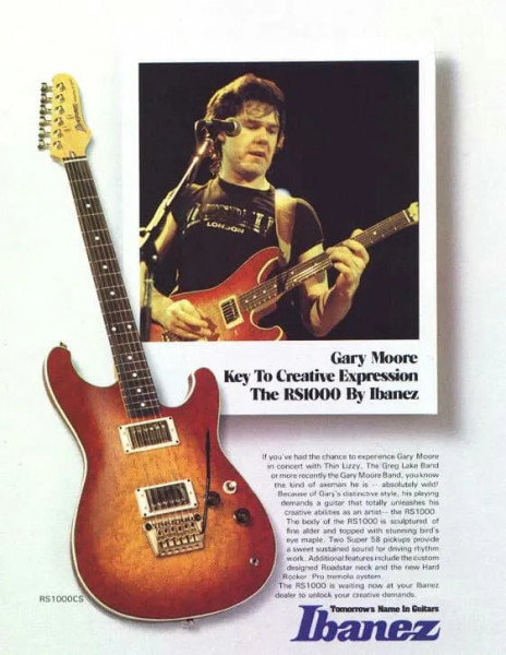 Période Ibanez de Gary Moore