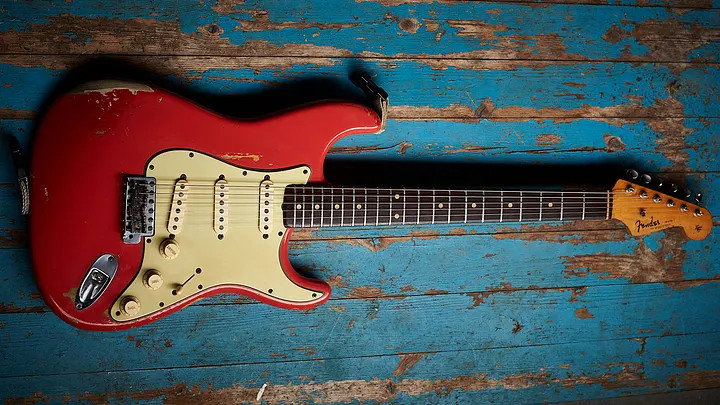 Fender Stratocaster rouge de Gary Moore