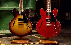 Gibson redonne plus de place aux semi-hollow avec les ES-335 50s et 60s