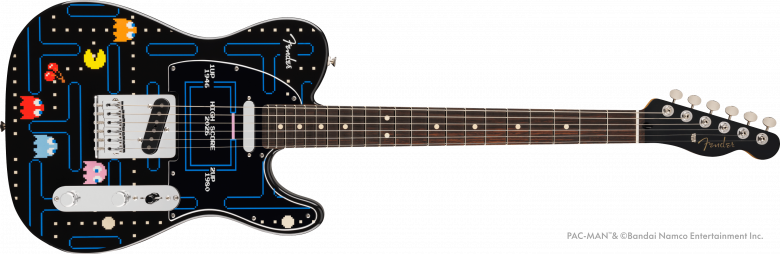 Avant de la Fender Pac-Man Telecaster