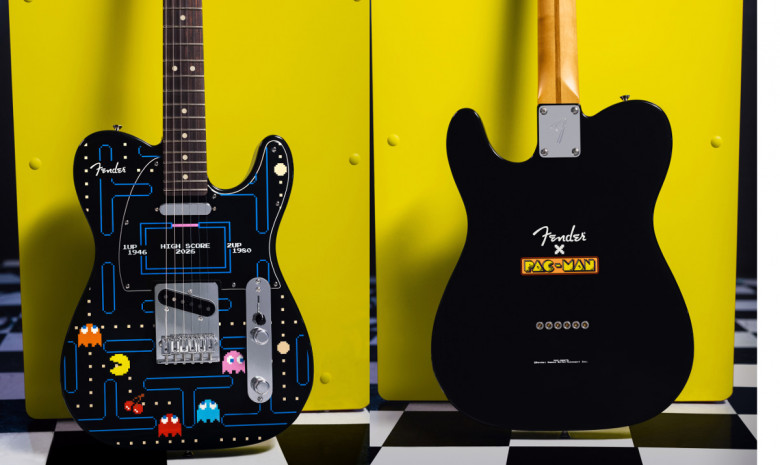 Aperçu du corps de la Fender Pac-Man Telecaster