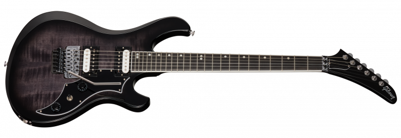 Gibson Victory Floyd Rose Translucent Ebony Burst