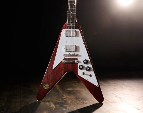 Gibson réédite la fameuse Flying V Medallion de 1971