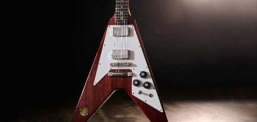 Gibson réédite la fameuse Flying V Medallion de 1971