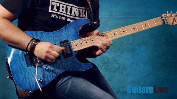 En utilisant la gamme pentatonique