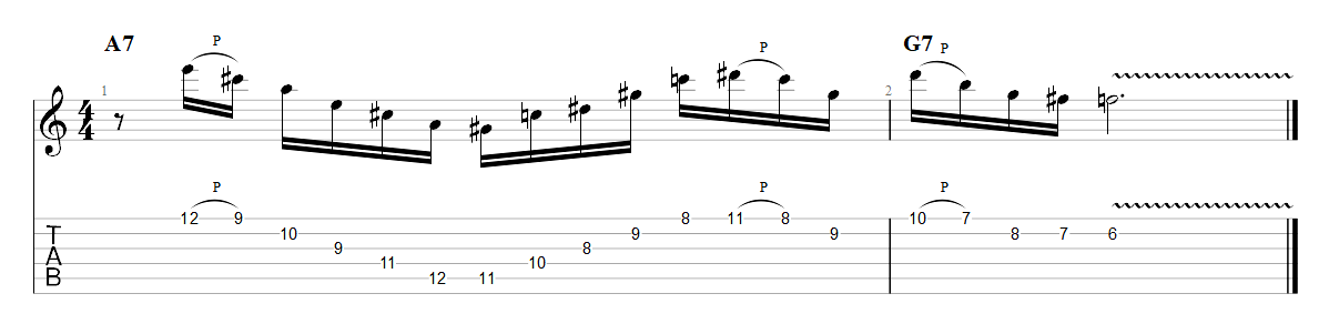 Partition 3 - Transition I vers VIIb (A7 vers G7)