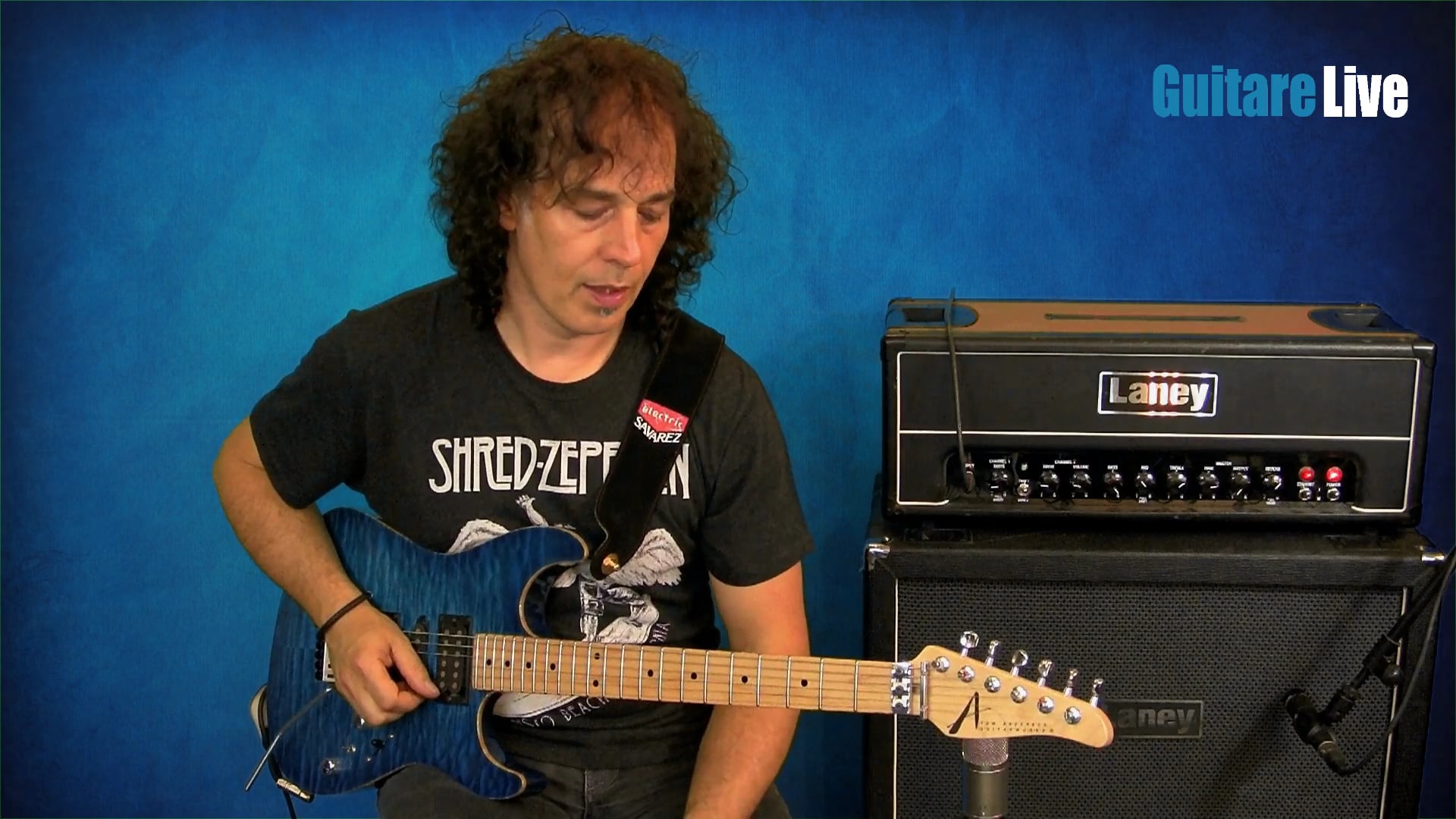 Exemple de phrase bebop de G7 vers D9