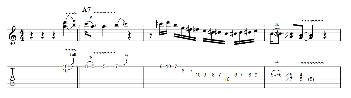 Partition 1 - Partie 1 : Mesures 1 à 4