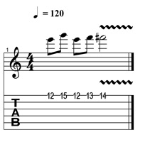 Partition 2 - Chromatismes et phrases be-bop