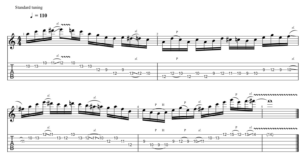 Partition 3 - Chromatismes et phrases be-bop