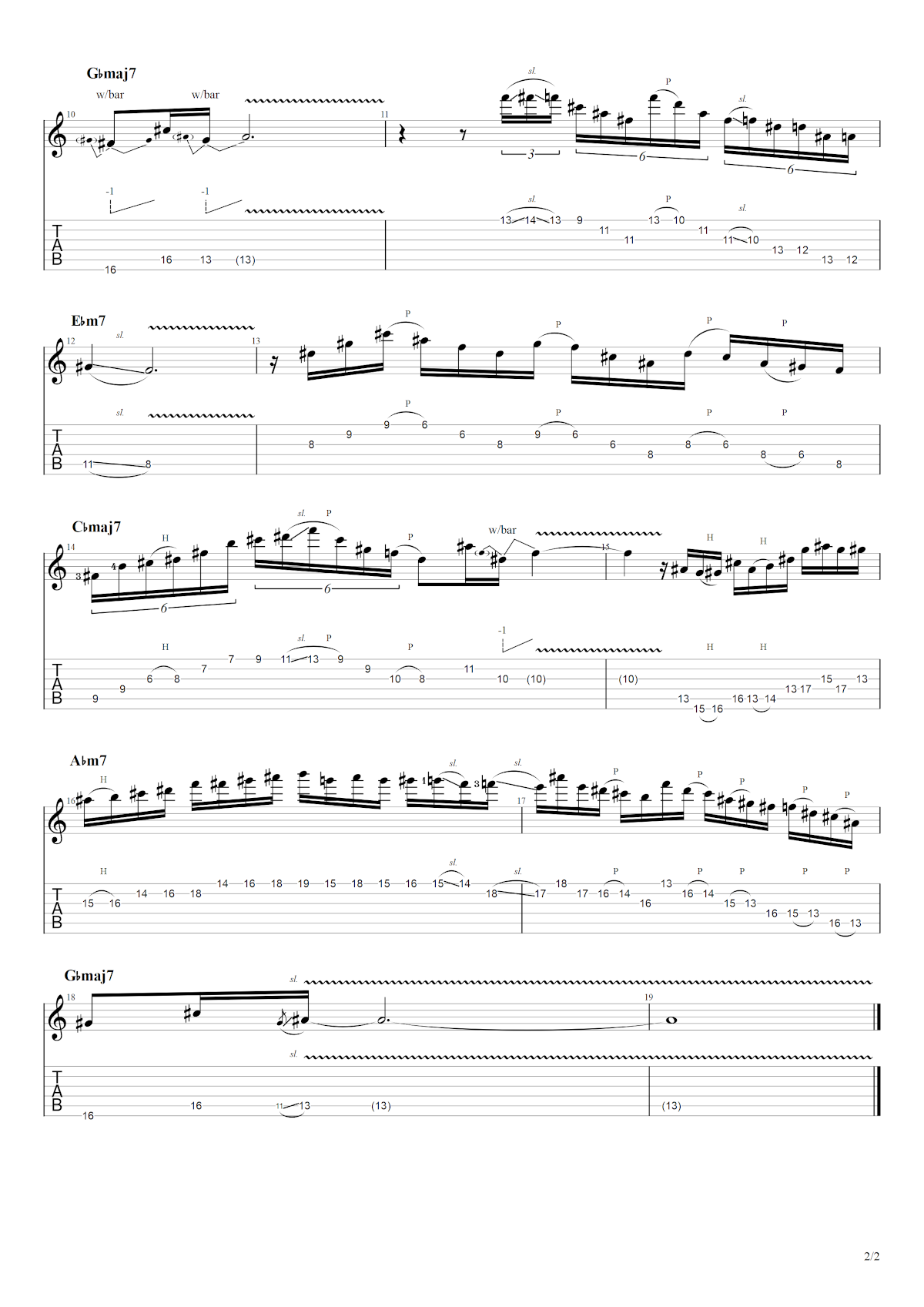 Partition 9 - Section 7 : Solo complet