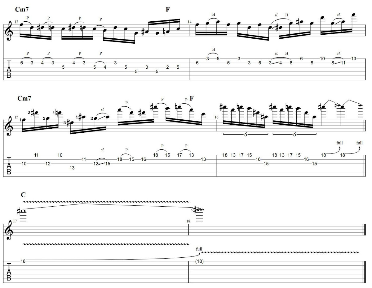 Partition 8 - Section 6 : Solo fusion (partie 4 sur 4)