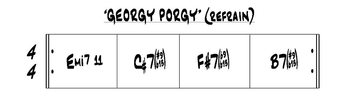 Partition 1 - Section 1 : Grille d'accord et analyse harmonique