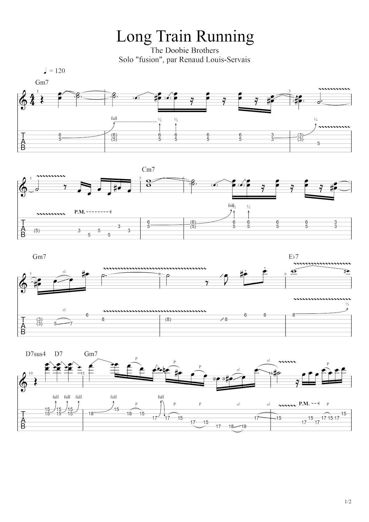 Partition 9 - Section 7 : Solo complet