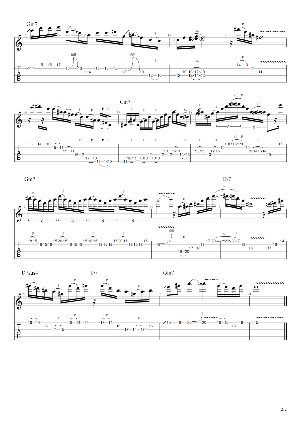 Partition 10 - Section 7 : Solo complet