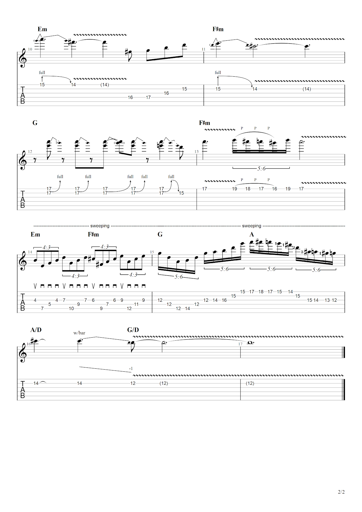 Partition 7 - Section 7 : Solo complet