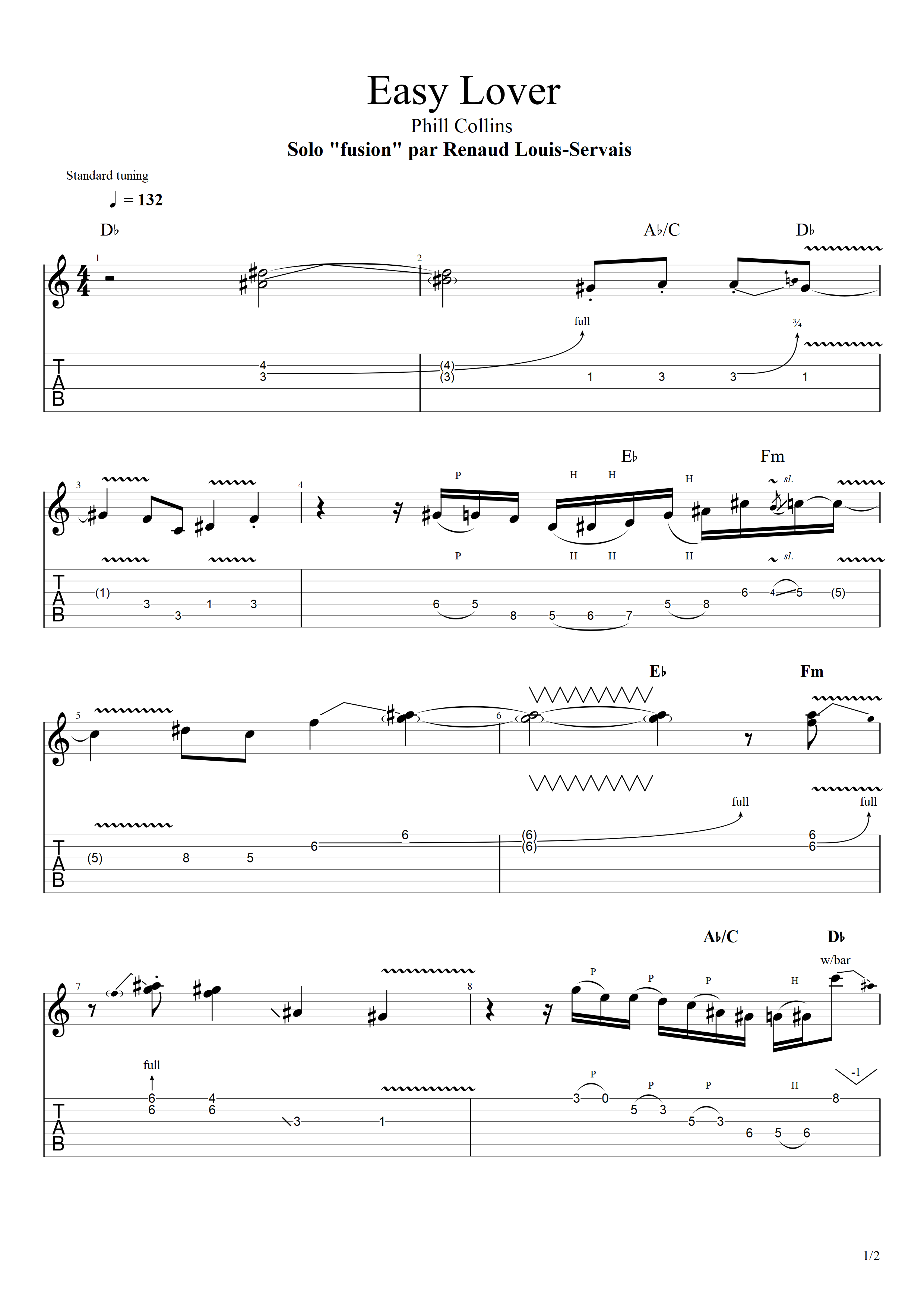 Partition 7 - Section 7 : Solo complet