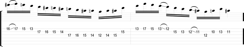 Partition 6 - Plan Be Bop à la Pat Martino 6