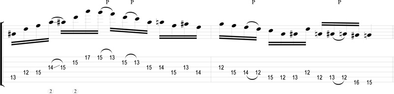 Partition 4 - Plan Be Bop à la Pat Martino 4