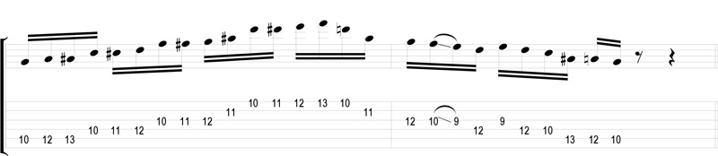 Partition 3 - Plan Be Bop à la Pat Martino 3