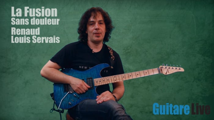 Une gamme de blues mineure par accord